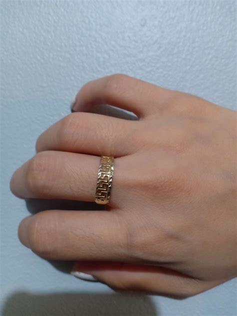 fendi gold ring|Fendi 18k gold ring.